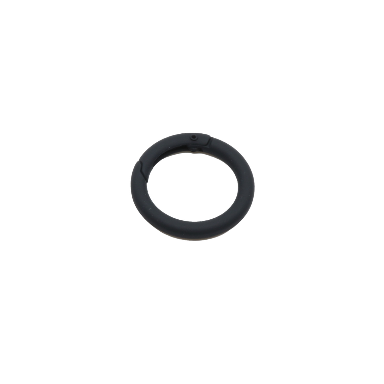 Mousqueton rond 25mm Noir B5-0 Mousqueton rond 25mm Noir B5-0