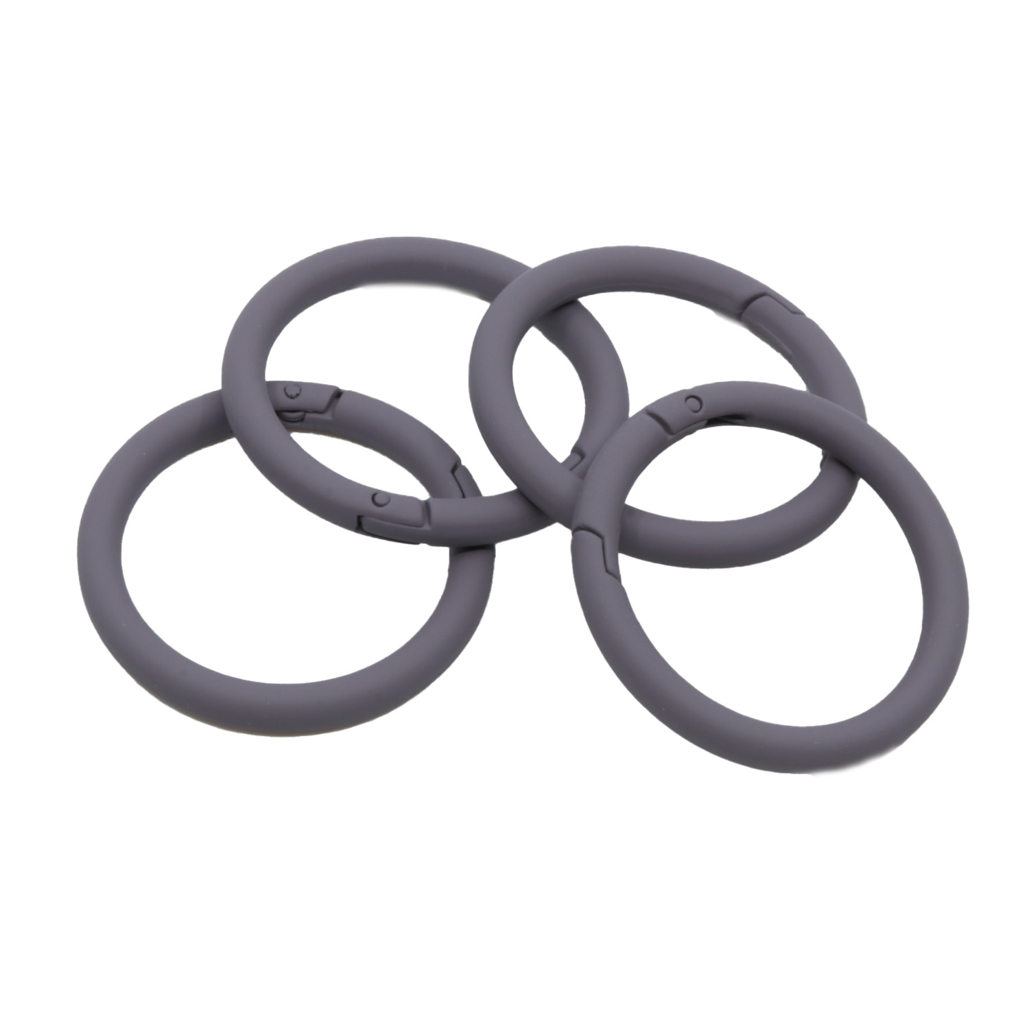 Ring Schnappverschluss 40mm Dunkelgrau D306-1 Ring Schnappverschluss 40mm Dunkelgrau D306-1