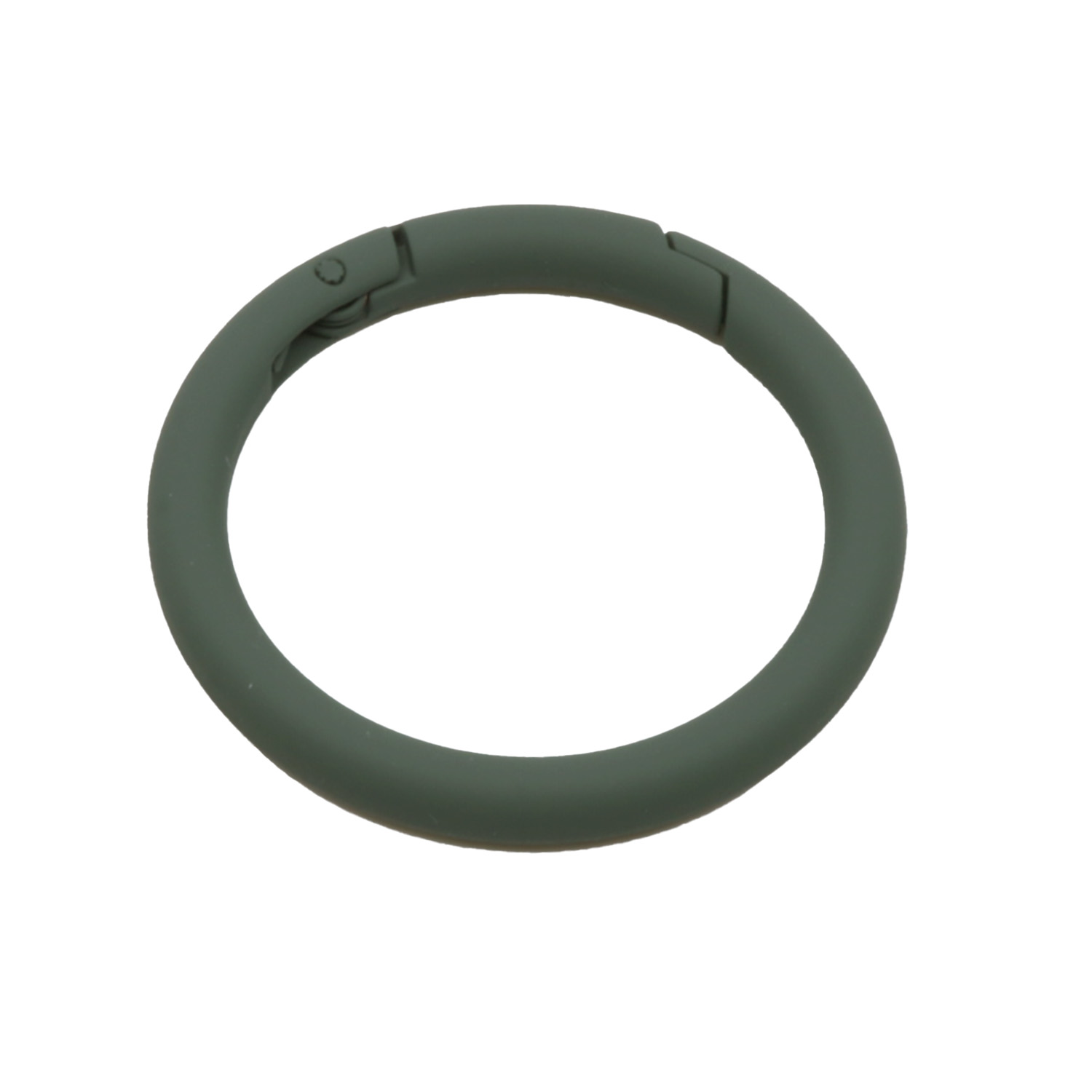 Mousqueton rond 40mm Vert foncé D190-0 Mousqueton rond 40mm Vert foncé D190-0