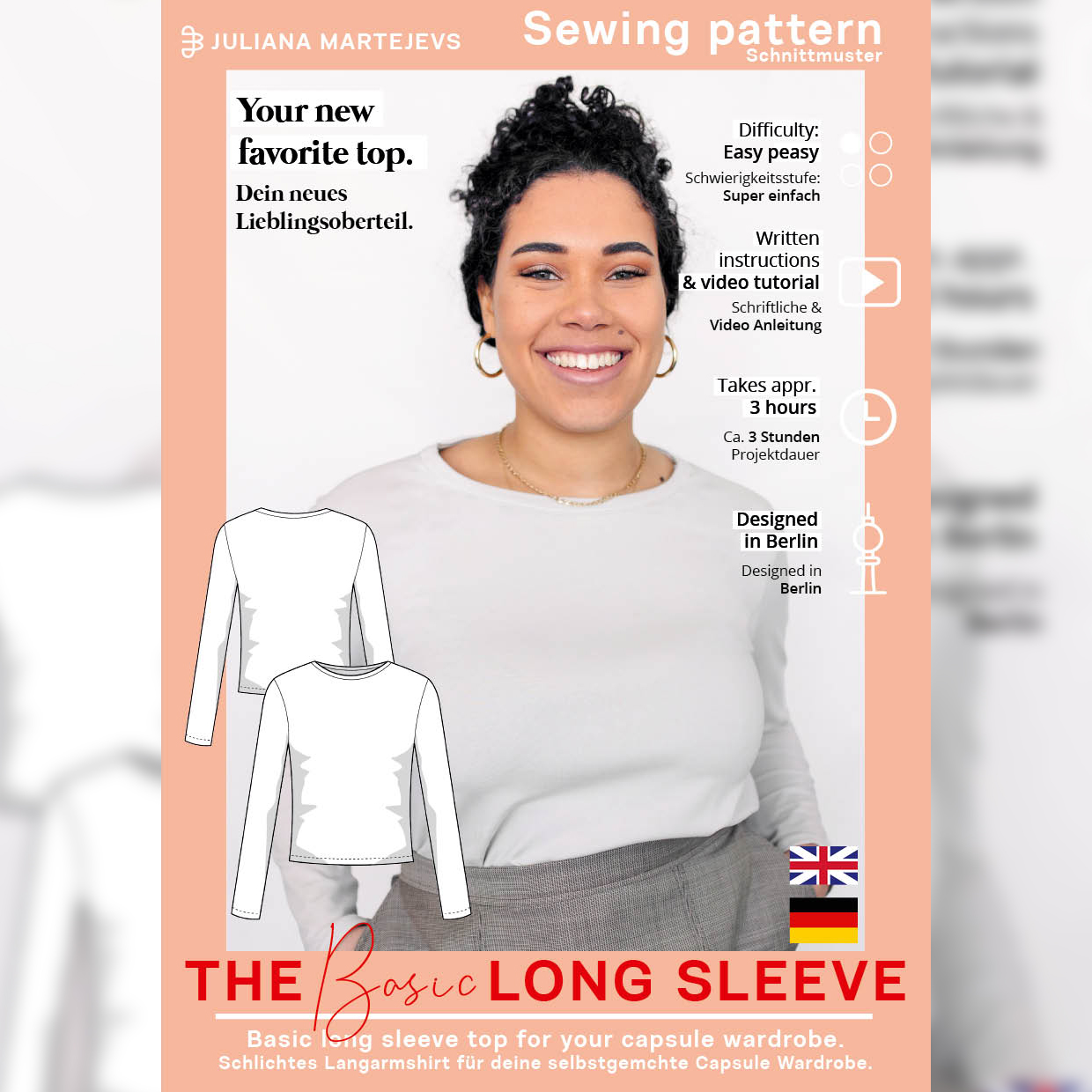 T-shirt à manches longues - The Basic Long Sleeve - Patron numérique-5 T-shirt à manches longues - The Basic Long Sleeve - Patron numérique-5