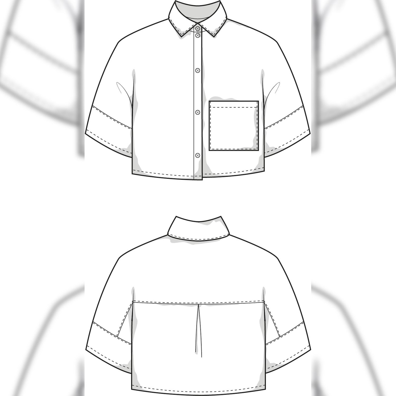 Blouse - The Gloria Blouse - Patron numérique-1 Blouse - The Gloria Blouse - Patron numérique-1