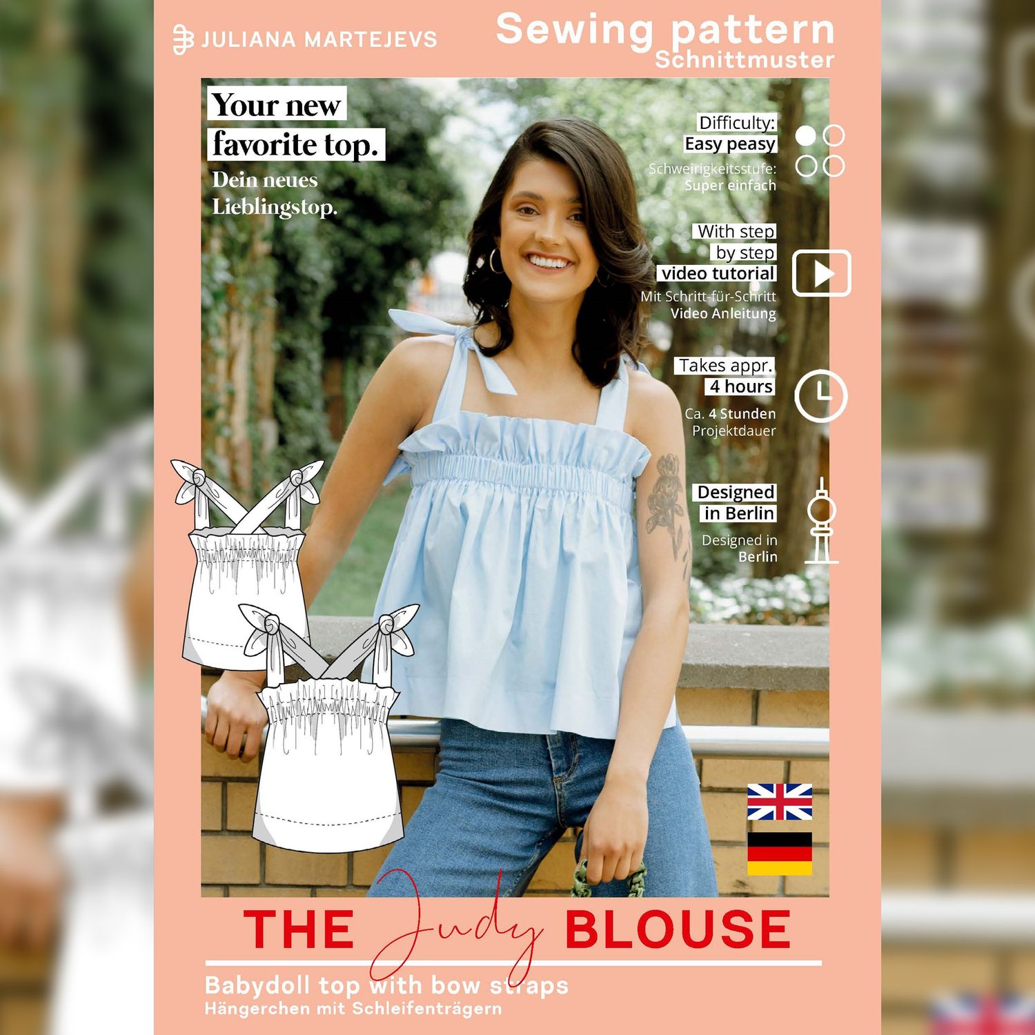 Blouse - The Judy Blouse - Patron numérique-6 Blouse - The Judy Blouse - Patron numérique-6