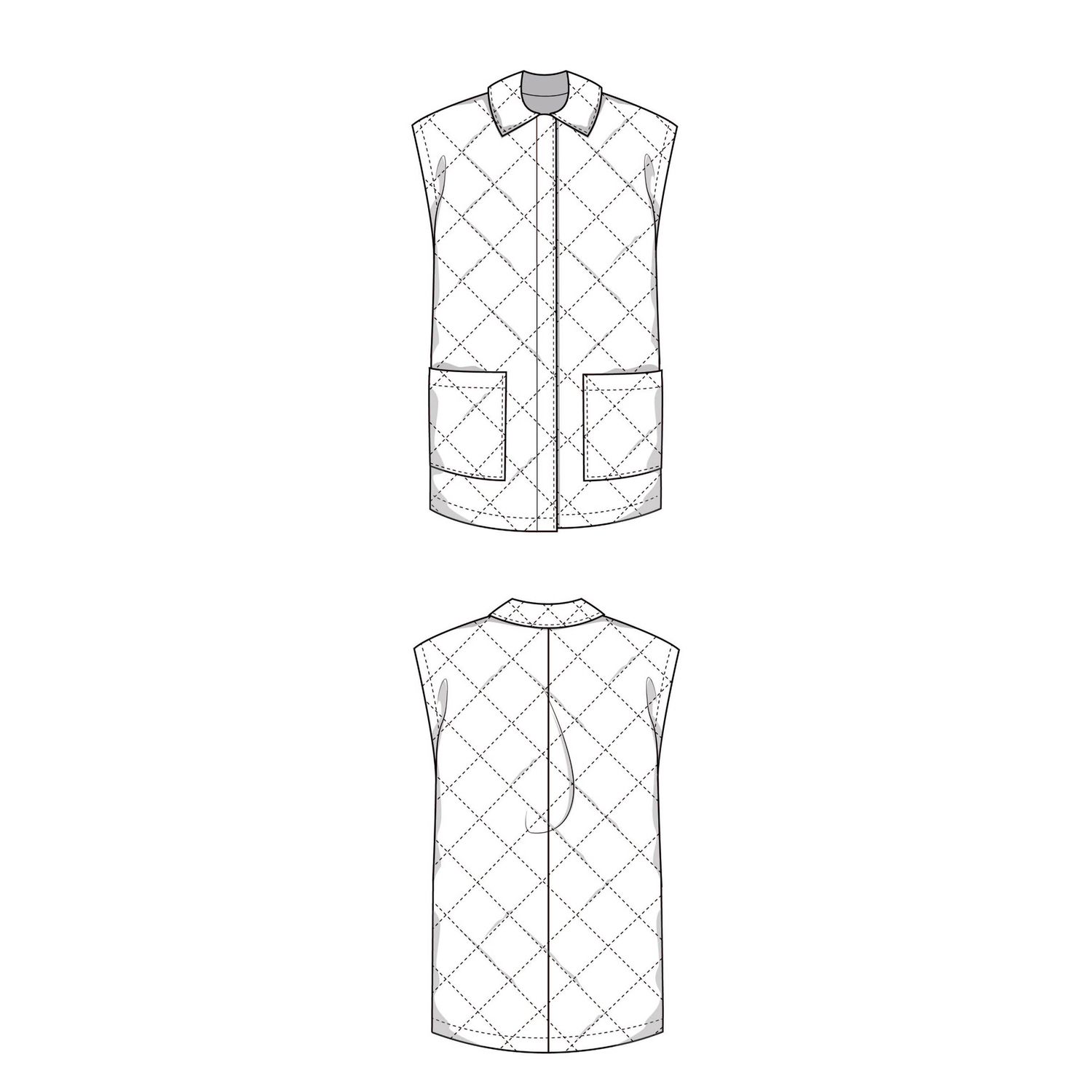 Gilet - The Keira Vest - Patron numérique-1 Gilet - The Keira Vest - Patron numérique-1