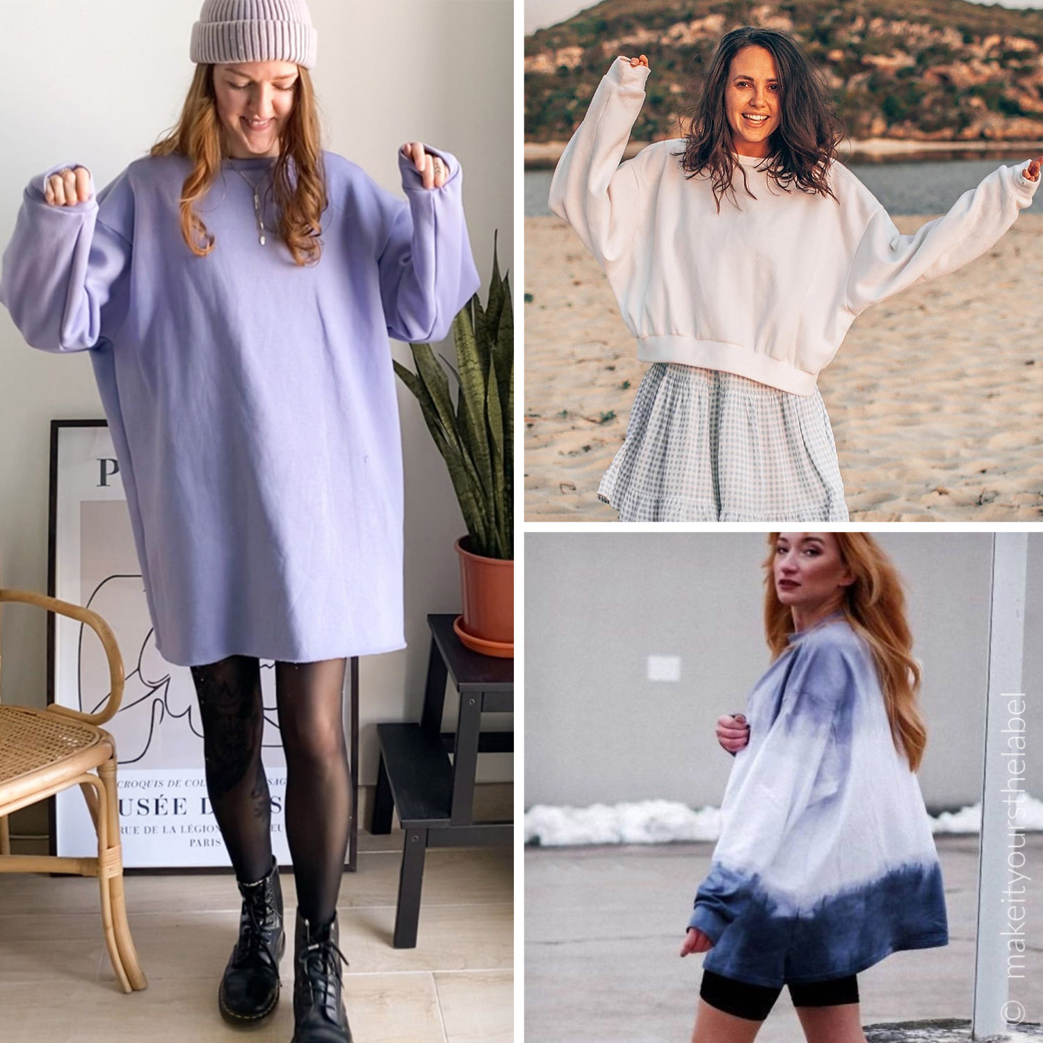 Sweatshirt oversize - Robe sweat - Patron numérique-0 Sweatshirt oversize - Robe sweat - Patron numérique-0