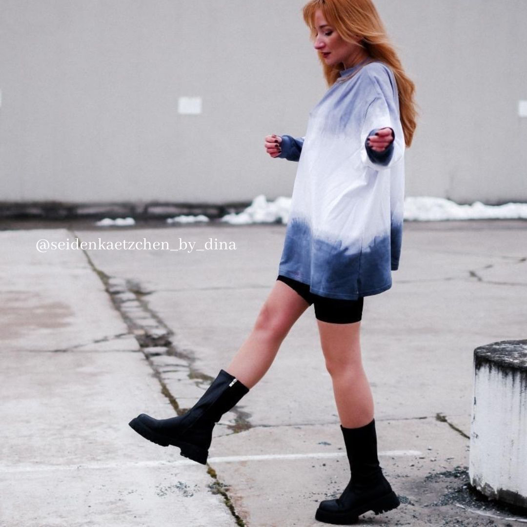 Sweatshirt oversize - Robe sweat - Patron numérique-4 Sweatshirt oversize - Robe sweat - Patron numérique-4