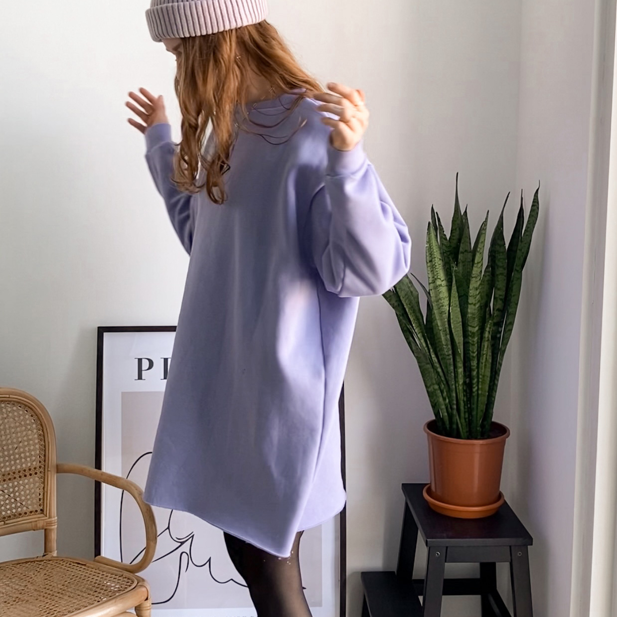 Sweatshirt oversize - Robe sweat - Patron numérique-9 Sweatshirt oversize - Robe sweat - Patron numérique-9