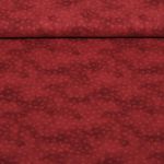Popeline de coton - Petits ronds Rouge cerise