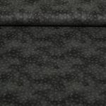 Baumwoll-Popeline - Kleine Kreise Schwarz
