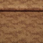 Popeline de coton - Petits ronds Marron