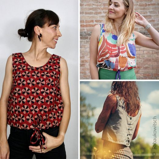 Cropped Top - Ziepeltriene - Schnittmuster eBook