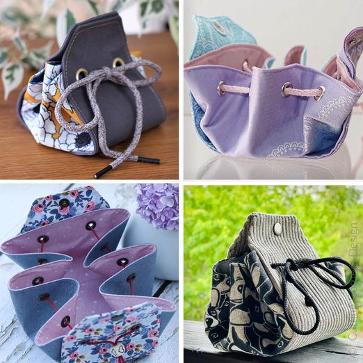 Pochette - Mademoiselle Pompadour - Patron numérique Pochette - Mademoiselle Pompadour - Patron numérique