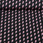 Bio Musselin Glatt - Hamburger Liebe Choose your Vibe Power Schwarz