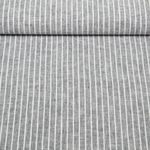 Lin - Coton - Rayures Bleu foncé