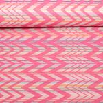 Nachhaltiger Jacquard Canvas - ZickZack Design Multicolor