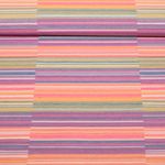 Nachhaltiger Jacquard Canvas - Streifen Design Multicolor
