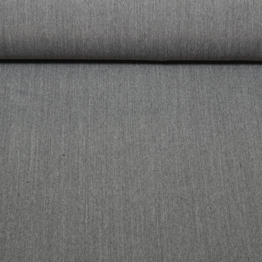 Tissu extérieur - Solution Dyed Fibre acrylique teintée Mélange gris foncé uni