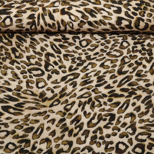 Viscose - Léopard Sable