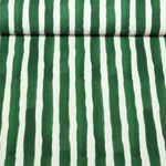 Outdoorstoff - Teflonbeschichtet Gemalte Streifen Grün