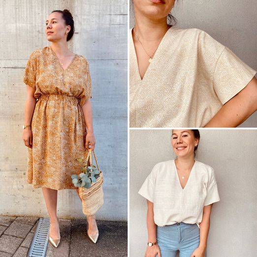 Kleid / Shirt - RUMI - Schnittmuster eBook Kleid / Shirt - RUMI - Schnittmuster eBook