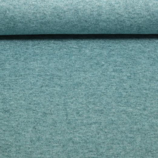 Jersey tricoté Rita - Bleu pétrole Mélange Pastel