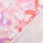 Jersey - Digitaalipainettu batikkikukkakuvio vaaleanpunainen Jersey - Digitaalipainettu batikkikukkakuvio vaaleanpunainen