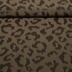 Viscose Jacquard - Léopard Marron