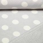 Polaire Wellness - Double face Pois Gris clair
