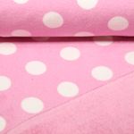 Polaire Wellness - Double face Pois Rose