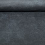 Polsterstoff Bizon - Lederoptik Uni Jeansblau