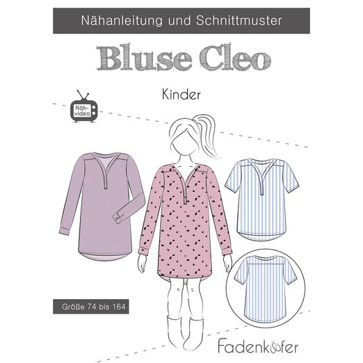 Bluse Kinder - Cleo - Papierschnittmuster