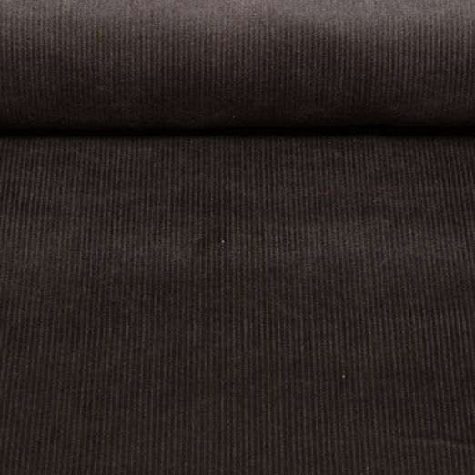 Velours côtelé large stretch Jeannot - Uni Marron foncé