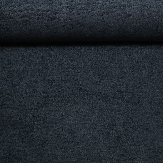 Tissu ameublement Freya - Uni Bleu nuit