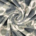 Wellness Fleece - Doubleface Äpfel Grau Wellness Fleece - Doubleface Äpfel Grau