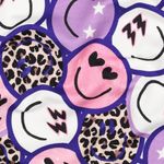 Kesäsweat - French Terry digitaalipainatus Smileyt Leo violetti Kesäsweat - French Terry digitaalipainatus Smileyt Leo violetti