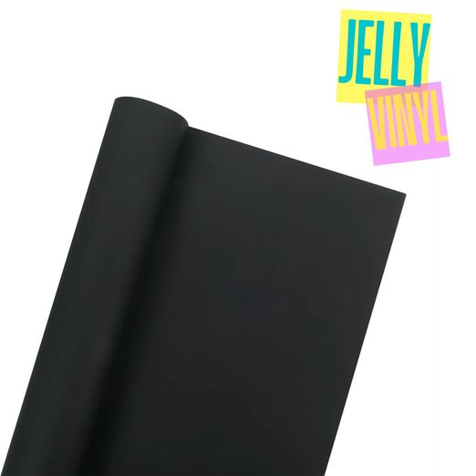 Vinyle Jelly - 30 x 135cm - Noir