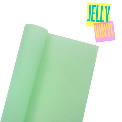 Vinyle Jelly - 30 x 135cm - Turquoise clair