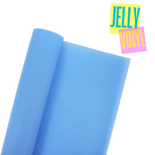 Vinyle Jelly - 30 x 135cm - Bleu