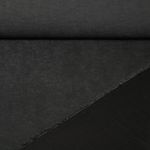 Satin - Cupro Touch Uni Noir Lavé