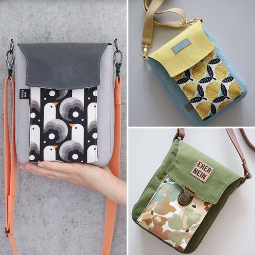 Crossbodybag - Kleine Bjelle - Schnittmuster eBook
