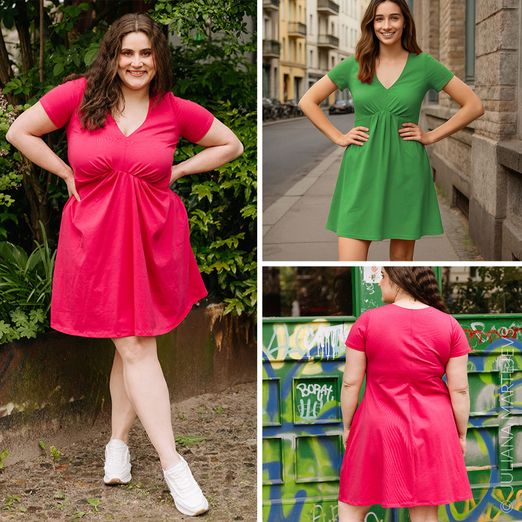 Jerseykleid - The Tilly Dress - Schnittmuster eBook