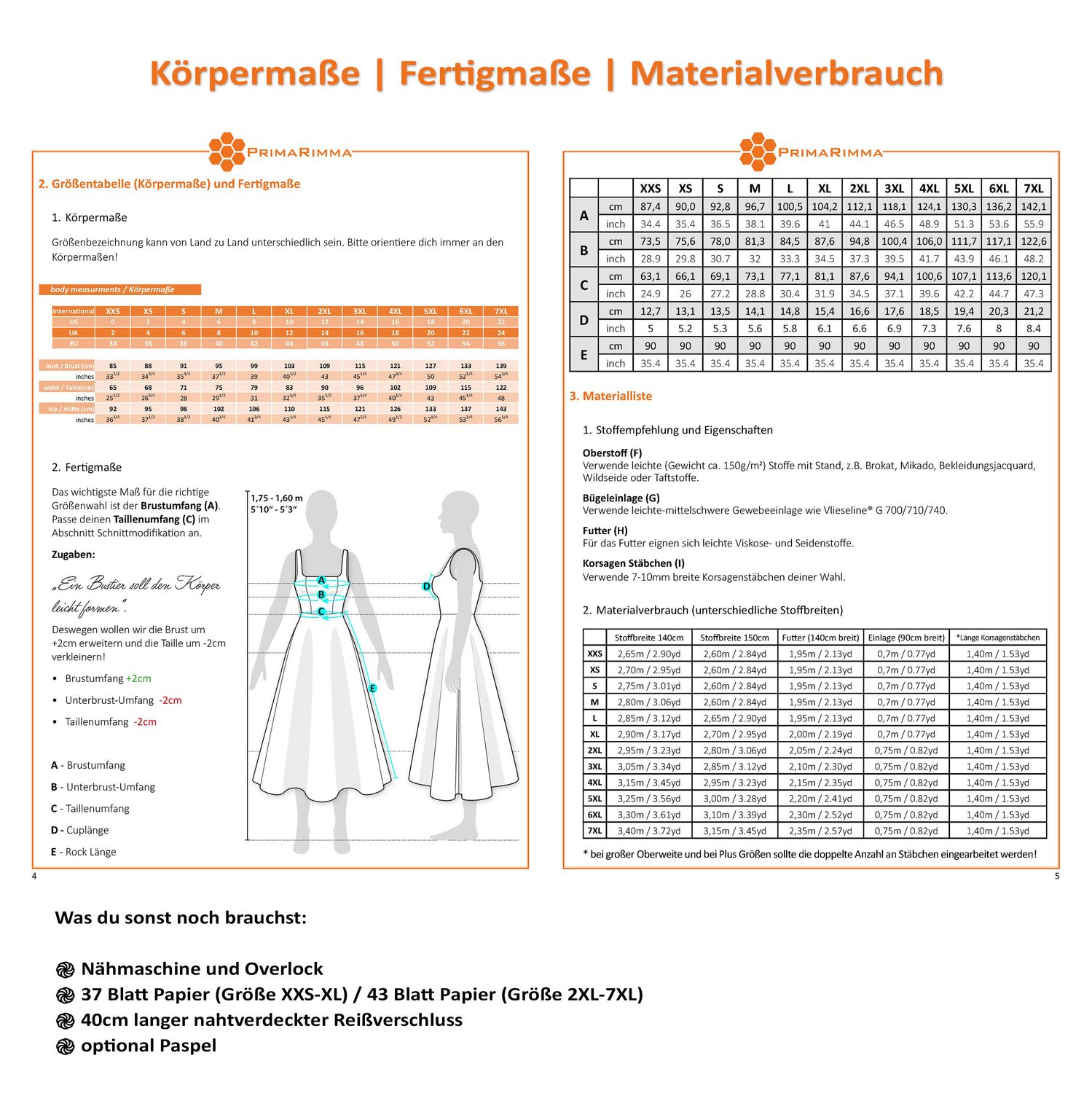 Bustier-Kleid Grace - Schnittmuster eBook-1 Bustier-Kleid Grace - Schnittmuster eBook-1