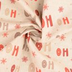 Canvas - HoHo Leinenlook Beige Rot Canvas - HoHo Leinenlook Beige Rot