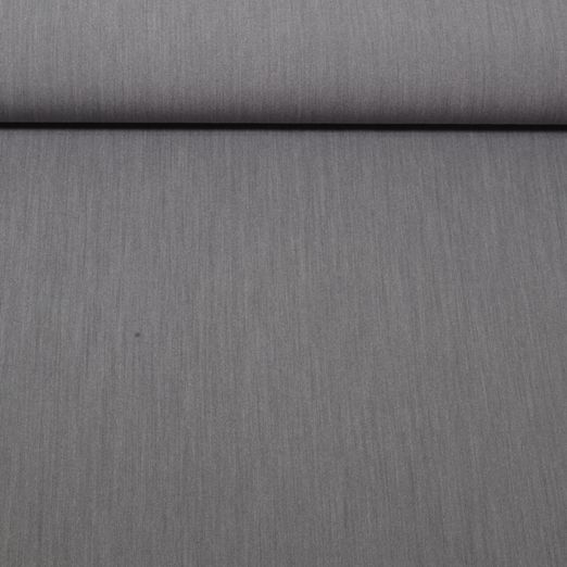 Tissu pantalon Gabardine - Mélange gris clair Elasticité transversale