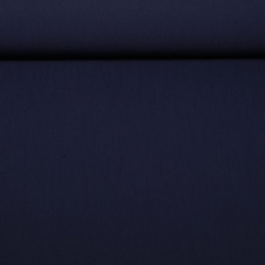 Tissu pantalon Gabardine - Bleu marine foncé Elasticité transversale