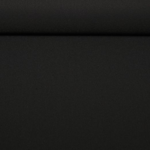 Hosenstoff Gabardine - Schwarz Querelastisch