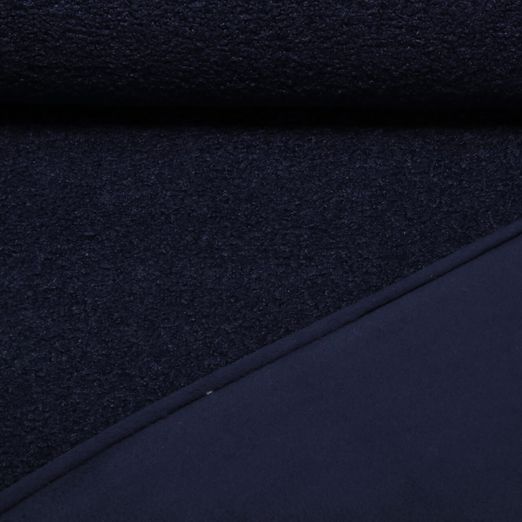 Teddyfleece - Boucle Doubleface Uni Marine