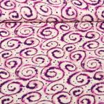 Popeline viscose - Impression digitale Tie Dye Violet