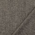 Mantelstof - Wol Tweed Geometrisch Zwart Melange