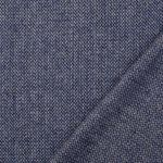Mantelstof - Wol Tweed Geometrisch Blauw Melange