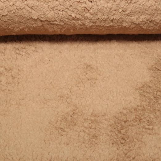 Polaire teddy Ultra doux Benita - Marron clair